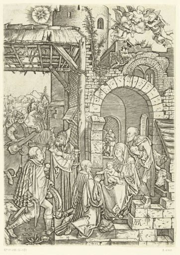 Adoration of Christ by the three kings