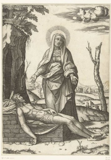 The Lamentation over the Dead Christ by Mary