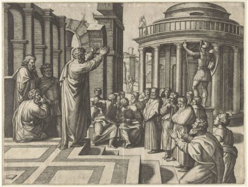 Paul Preaching in Athens