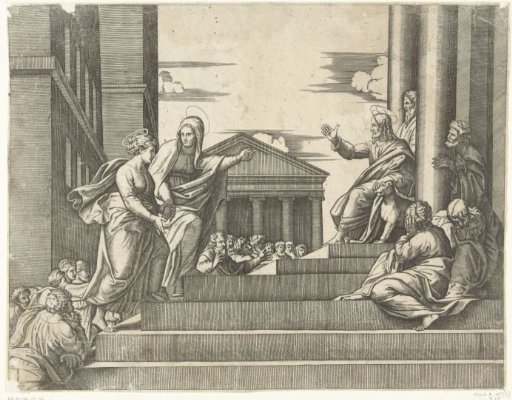 Martha Leading Mary Magdalene to Christ