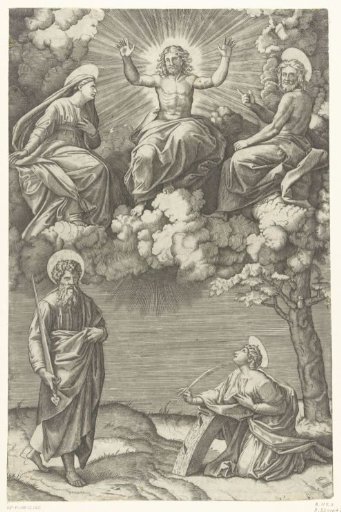 Christ, Mary and John the Baptist with Saints Paul and Catherine of Alexandria