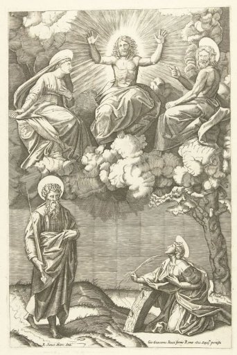 Christ, Mary and John the Baptist with Saints Paul and Catherine of Alexandria