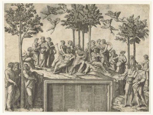 Apollo and the Muses on Mount Parnassus