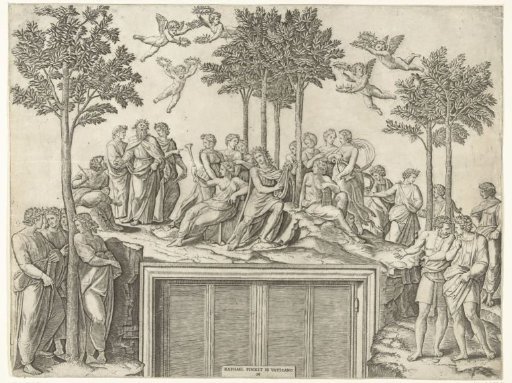 Apollo and the Muses on Mount Parnassus