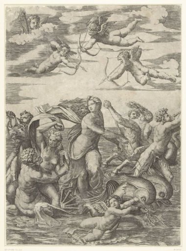 The Triumph of Galatea with Tritons, Nereids and Putti