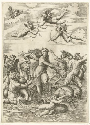 The Triumph of Galatea with Tritons, Nereids and Putti