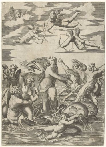 The Triumph of Galatea with Tritons, Nereids and Putti