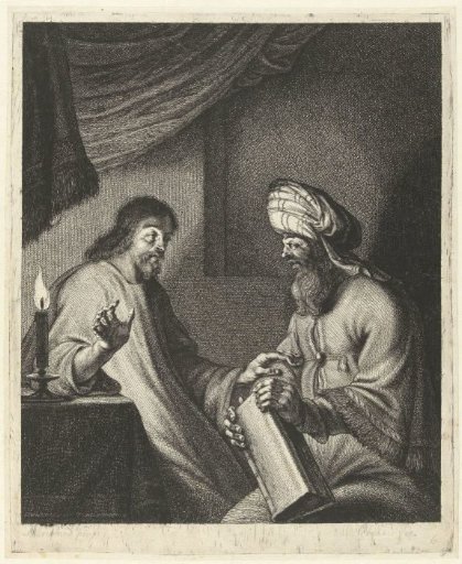 Christ in Conversation with Nicodemus