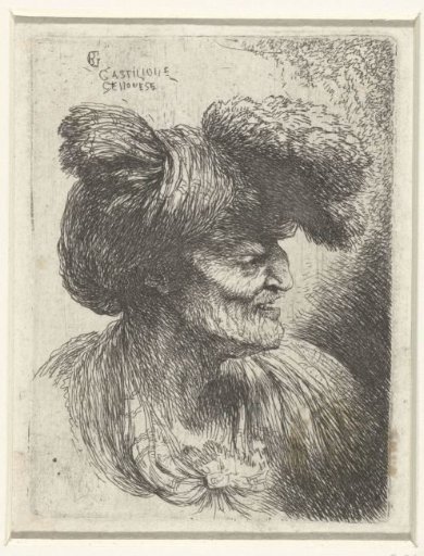 Head of an Old Man with a Turban
