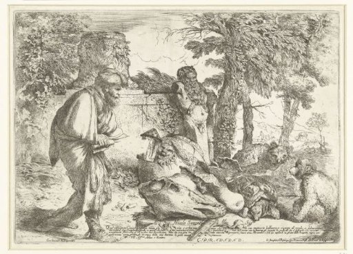 Diogenes searching for a man