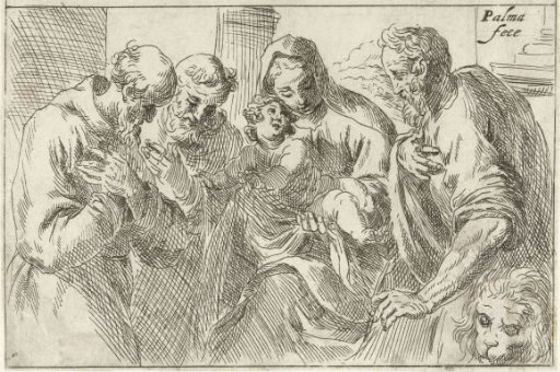 The Holy Family with Jerome and Francis
