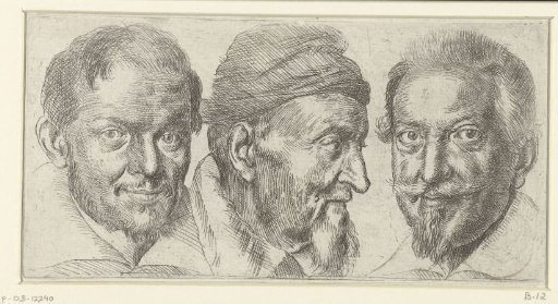 Portrait of Cosimo Orsino, Cesare Bartolotti, Sigmund Laire and a Self-Portrait by Ottavio Leoni