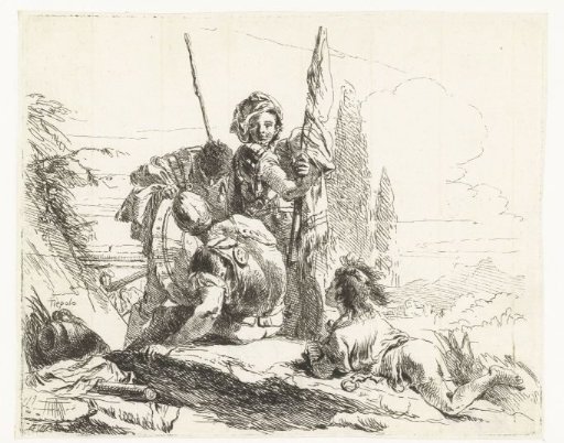 Three Soldiers and a Boy