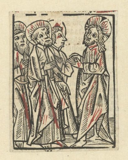 Christ with Three Disciples