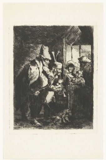 The strolling musicians