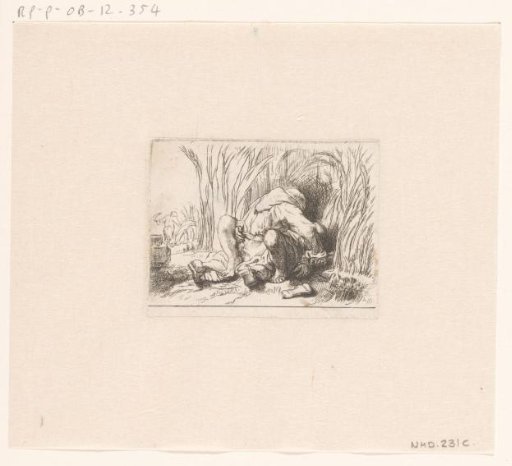 The monk in the cornfield