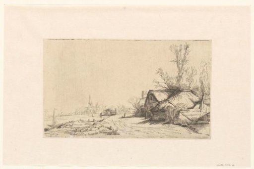 Cottage beside a canal with a view of Ouderkerk