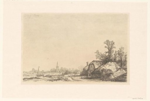 Cottage beside a canal with a view of Ouderkerk