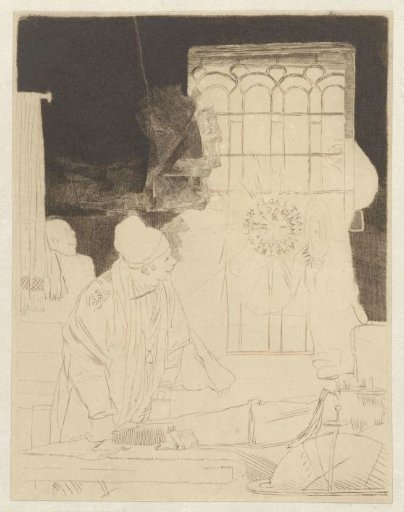 A scholar in his study ('Faust')