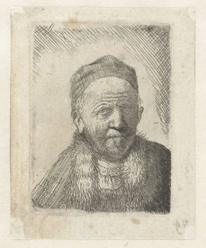 Man wearing a close cap: bust (the artist’s father?)