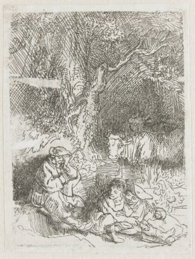 The sleeping herdsman