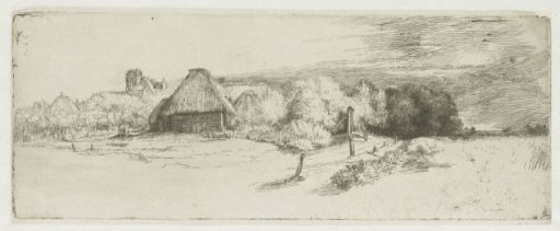 Landscape with a farm building and the 'house with the tower'