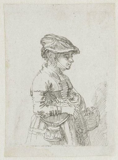 Girl with a basket