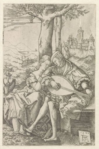 Two Lovers under a Tree