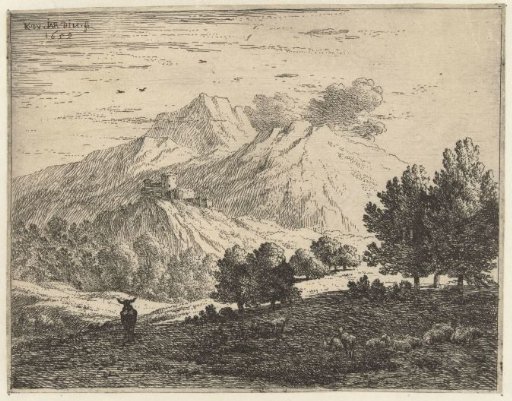 Landscape with Four Mountains