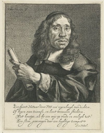 Portrait of the Poet Jan de Vos