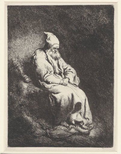 Hermit in a cave