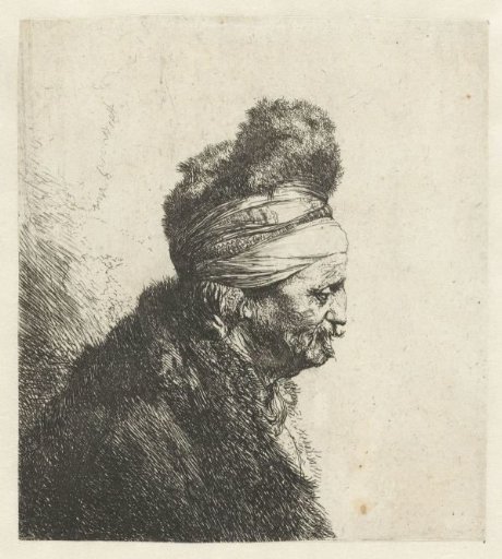Bust of an Old Man with a Fur Cap