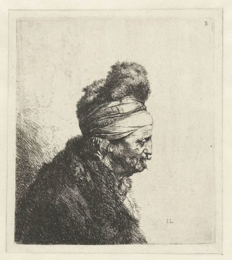 Bust of an Old Man with a Fur Cap