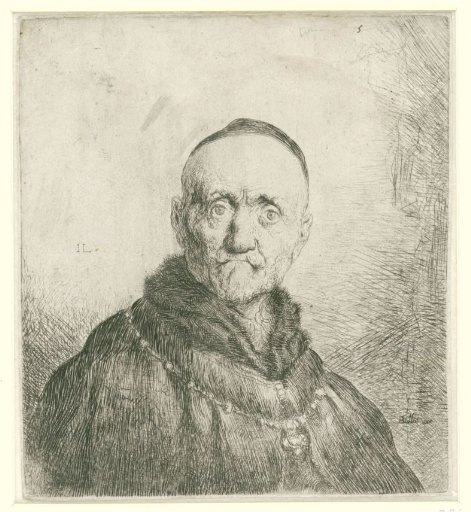 Bust of an Old Man with a Skullcap