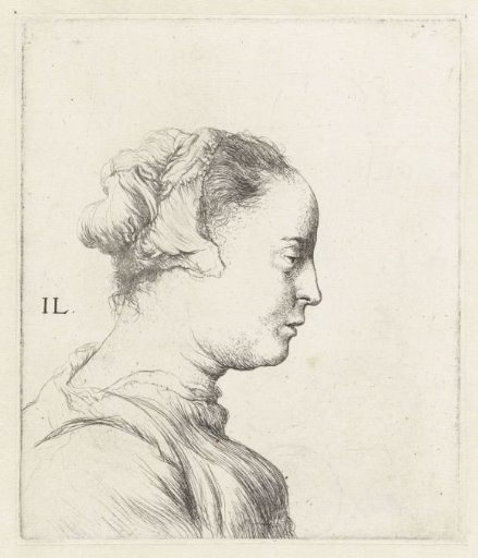 Bust of a young woman
