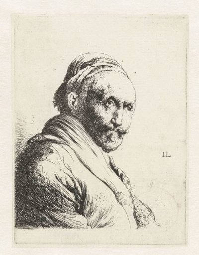 Bust of an old man