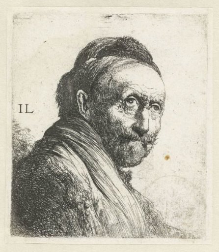 Bust of an old man