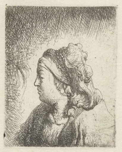 Bust of a young woman