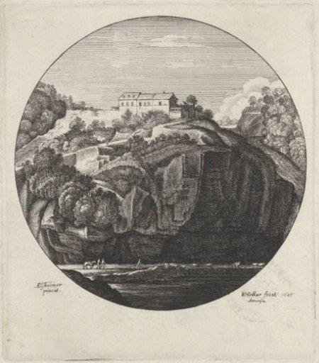 Landscape with House on a Cliff