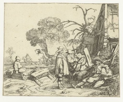 Landscape with Soldiers