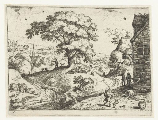 Landscape With A Traveller At An Inn