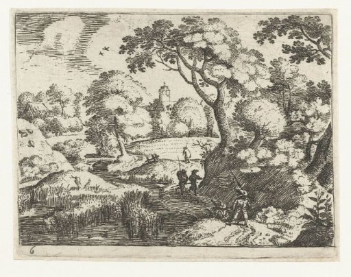 Landscape With A Traveller And Soldiers