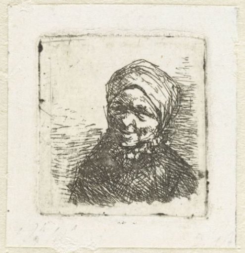 Bust Of A Smiling Peasant Woman