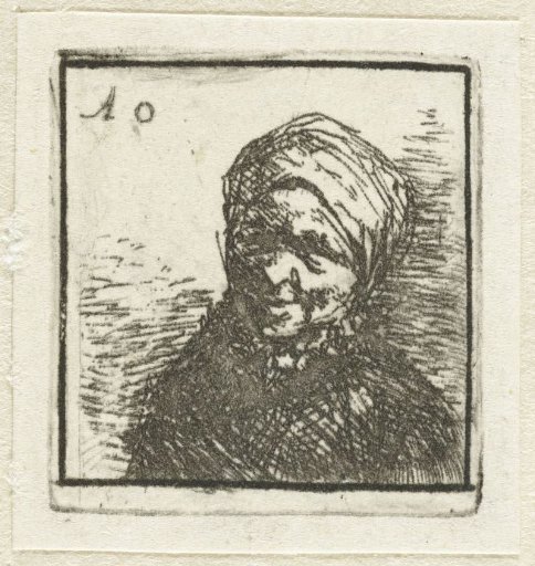 Bust Of A Smiling Peasant Woman