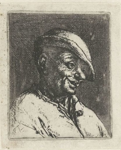 Bust Of A Smiling Peasant