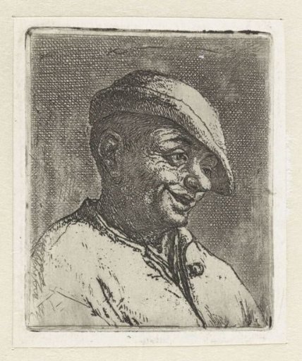 Bust Of A Smiling Peasant