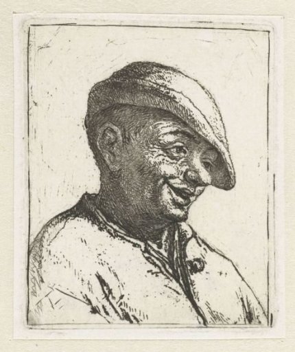 Bust Of A Smiling Peasant
