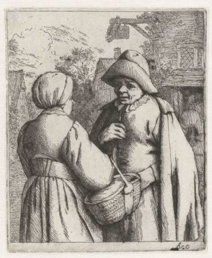 Woman and Man in Conversation