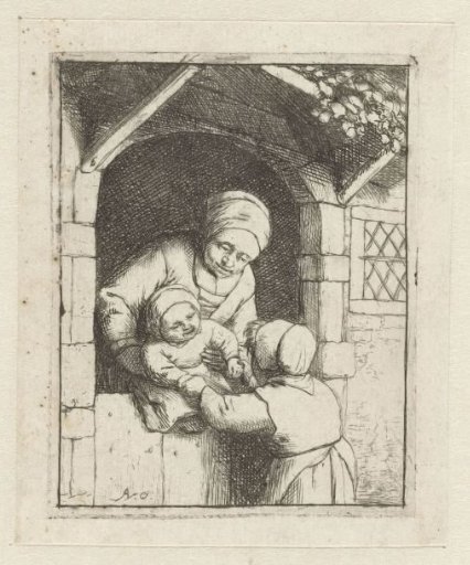 Mother with Two Children