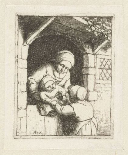 Mother with Two Children